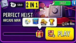 arcade man bombs away perfect heist solo challenge | match masters |