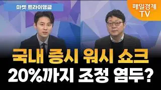[마켓트라이앵글] 국내 증시 워시 쇼크, 20%까지 조정 염두? / 정다운 LS증권 투자전략팀 수석연구원 [오전 6시 25분]