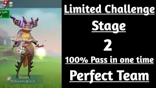 Lords mobile limited challenge saving dreams stage 2|Dream witch stage 2|Eloise stage 2