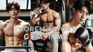 🏋️&zwj;♂️ Korean Actors Gym Time 🫰 | K-Drama Stars Workout Routine 2025 🔥💪