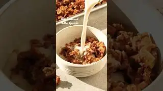 Crunchy Baked Maple Almond Butter Granola