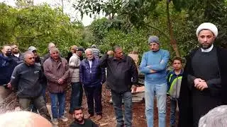 موعظة دينية عند ضريح المرحوم البروفسور اسماعيل الخليل .