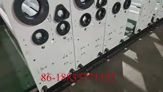 4-Color Printing Slotting Die-Cutting Machine under assembly.