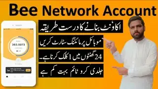 Bee network account || how to create be network account bee network Cryptocurrency