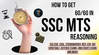 MTS Reasoning mock test  #competition  #education #ssc #reasoning