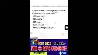 ECET 2025 Physics & Chemistry Guide | How to Score High & Get the Best Rank! 🚀 | Q-75 Explained