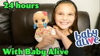 24 Hours With Baby Alive! Mom For A Day Challenge #freeproduct