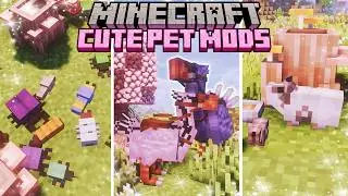 Top 3 ADORABLE and UNIQUE Minecraft Pet Mods 🌿🍄
