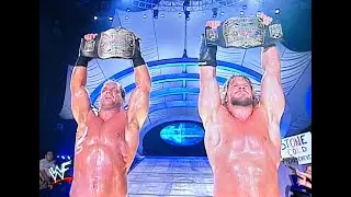 WWE: WWF RAW IS WAR - 7 июня 2001 г. (Крис Джерико и Крис Бенуа против Винса Макмахона и Стоуна К...