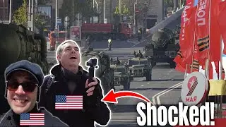 2 Americans See Russian Military Parade FIRST TIME