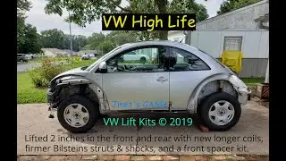 Volkswagen Off Road * How to lift a VW Beetle MK4 with Stage 2 Lift Kit * VW LIFT KITS