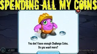 Monster Legends | 72-Hour Challenge | SPENDING ALL MY COINS!