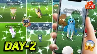 Go Fest 2025 Day-2 Live | Volcaneon, 50+ Zacian Raid, Trade, Shiny Hunt and more Pokemon Go 2025