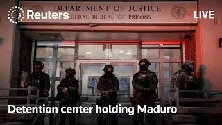 LIVE: View of the detention center where Nicolas Maduro is being held