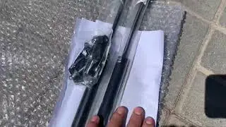 Hyundai Grand Starex H1 I800 installing Gas Shock Lift on hood  установка газовых торсионов на капот
