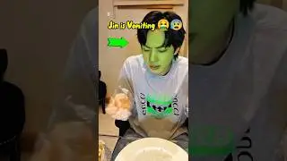 Bts Jin Start Vomiting🤢😰 After Eat Crab 🦀Legs #shorts #bts