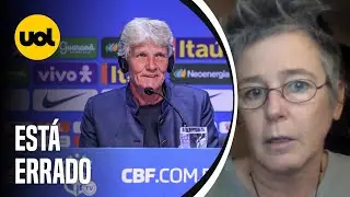 'PIA SUNDHAGE TEVE QUATRO ANOS PARA APRENDER PORTUGUÊS', CRITICA MILLY LACOMBE