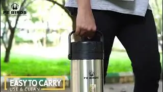 PE BIRDS Nutri Pack Vacuum Lunch Box, 2000 ml