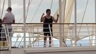 Mattyee.com T dancing on Atlantis Harmony of the Seas