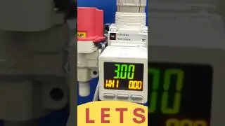 SMC Digital Pressure Gauge set-up.