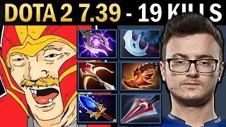 Dragon Knight Gameplay with 19 Kills and Manta - Dota 7.39