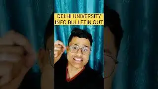 GOOD NEWS 🥳 DELHI UNIVERSITY CHANGED ELIGIBILITY CRITERIA | DU INFORMATION BULLETIN 2025