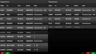 Airport: Flight Information Display (FID)