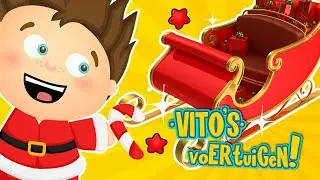 Pretlettertjes - Vito's Voertuigen: Help Vito de Kerst auto bouwen! Auto Kinderfilmpjes
