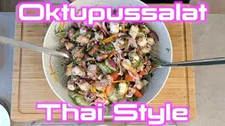 Oktopus Salat asiatisch - zart - und aromatisch - keine Angst!