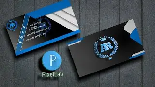 Professional business card design in pixellab || by MHD Designer.