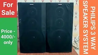 PHILIPS 3 WAY SPEAKER SYSTEM Nice Sound Quality Contact number - 8750424840