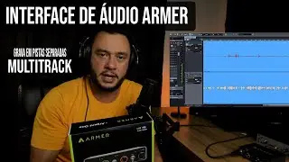 Interface de &Aacute;udio que grava em Multitrack (multi-pista): ARMER ARGENT ONE com garantia de 2 anos