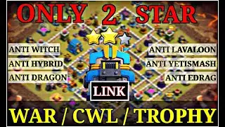 New Th12 War/CWL Base + Link | Top 6 Best th12 Anti 2 Star War Base | #Clashofclans