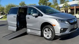 For Sale 2019 Honda Odyssey EXL VMI Power ONE TOUCH Infloor Ramp Side Loading Wheelchair Van.