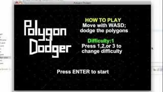 Java Game Demo-Polygon Dodger