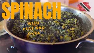 BHAGI Z GROSZKIEM I OCHRO, czyli szpinak z grochem gołębim i okrą