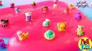 PopPops Лизун и сюрприз внутри. Капсула с куклой сюрприз. Веселый слайм. Фигурки-сюрпризы.