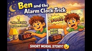 Ben and the Alarm Clock Trick | A Funny Bedtime Story for Kids