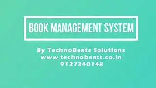 Online Book Management System, Library Management System, Final Year Project, Mini Project Topics