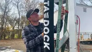 Porta-Dock - How To Replace the Vertical Lift Winch Cable (if it were in the water)