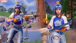 Fortnite HATTIE CHIRPS Skin GAMEPLAY! (Survey Outfit)