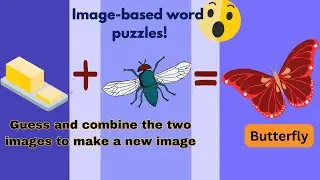 Combined words puzzle l Combine two words to make a new Image l Easy l FunWithKids