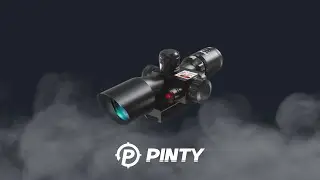 Upgrade Your Aim: Pinty's 2.5-10x40mm Mil-dot Rifle Scope, Red&Green Illumination, Red Laser