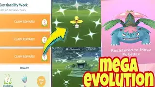 SUSTAINABILITY EVENT TIMED RESEARCH + MEGA EVOLUTION EVENT  in Pok&eacute;mon Go!!