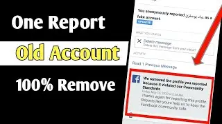 How to report facebook account 2020 l one report remove any facebook account | Technical Tricks Ibad