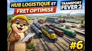 Transport Fever 2 &ndash; Hub logistique et fret optimis&eacute; | Let&rsquo;s Play #6