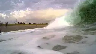 The Wedge water shots slow motion pov. August  2015