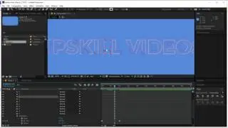 After Effects Tutorial - Simple Cascading Write-on Text