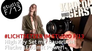 #LICHTSETZER IM STUDIO F/13 - High Key Set mit Dauerlicht 📷 Krolop&Gerst