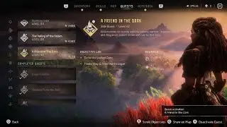 Horizon Forbidden West - Relic ruins - Murmuring Hollow, Side quest - A Friend In The Dark - DLC